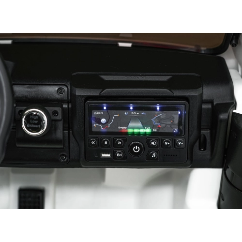 Straż Pożarna Pojazd RAM 3500 na Akumulator Biały JJ2599